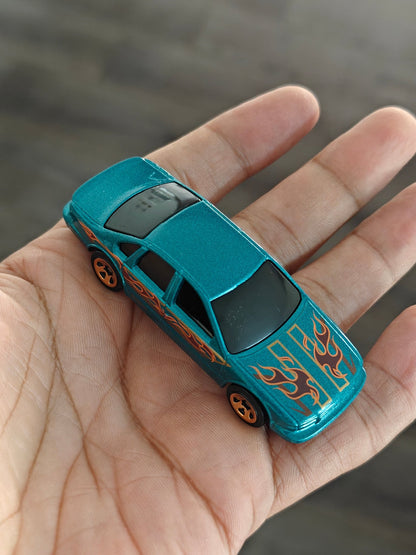 Hot Wheels 1996 Chevrolet Impala SS - Teal (Uncarded - New) - Kinder Logs