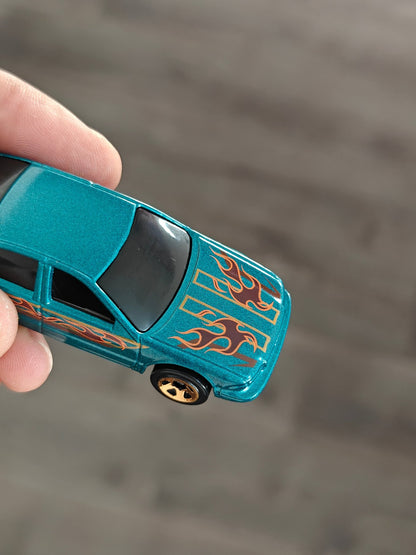 Hot Wheels 1996 Chevrolet Impala SS - Teal (Uncarded - New) - Kinder Logs