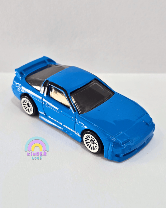 Hot Wheels 1996 Nissan 180SX Type X - Blue (Uncarded) - Kinder Logs