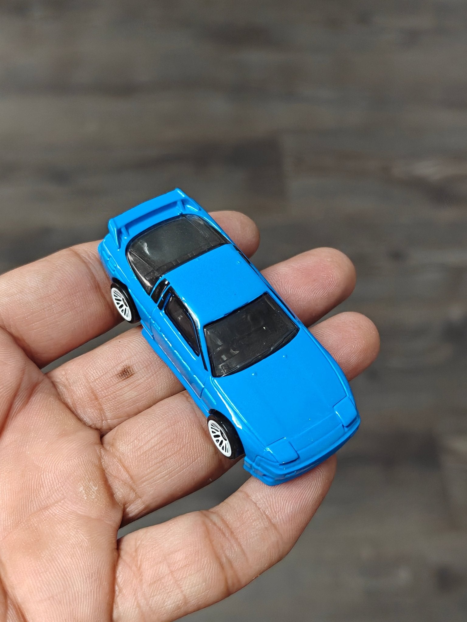Hot Wheels 1996 Nissan 180SX Type X - Blue (Uncarded - New) - Kinder Logs
