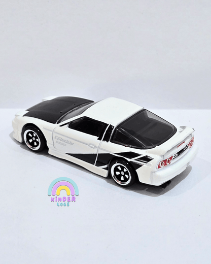 Hot Wheels 1996 Nissan 180SX Type X - White (Uncarded) - Kinder Logs