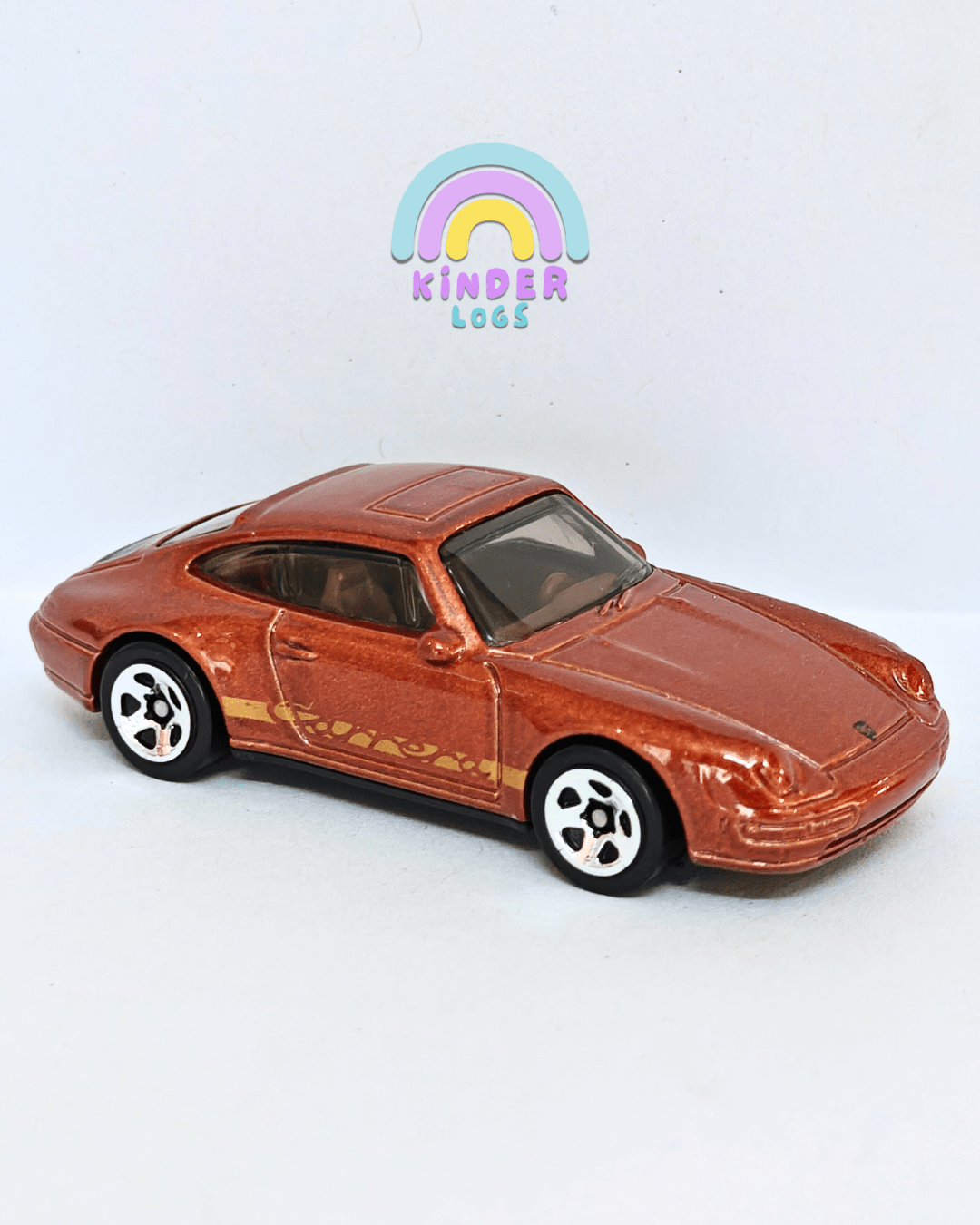 Hot Wheels 1996 Porsche Carrera - Brown (Uncarded - New) - Kinder Logs
