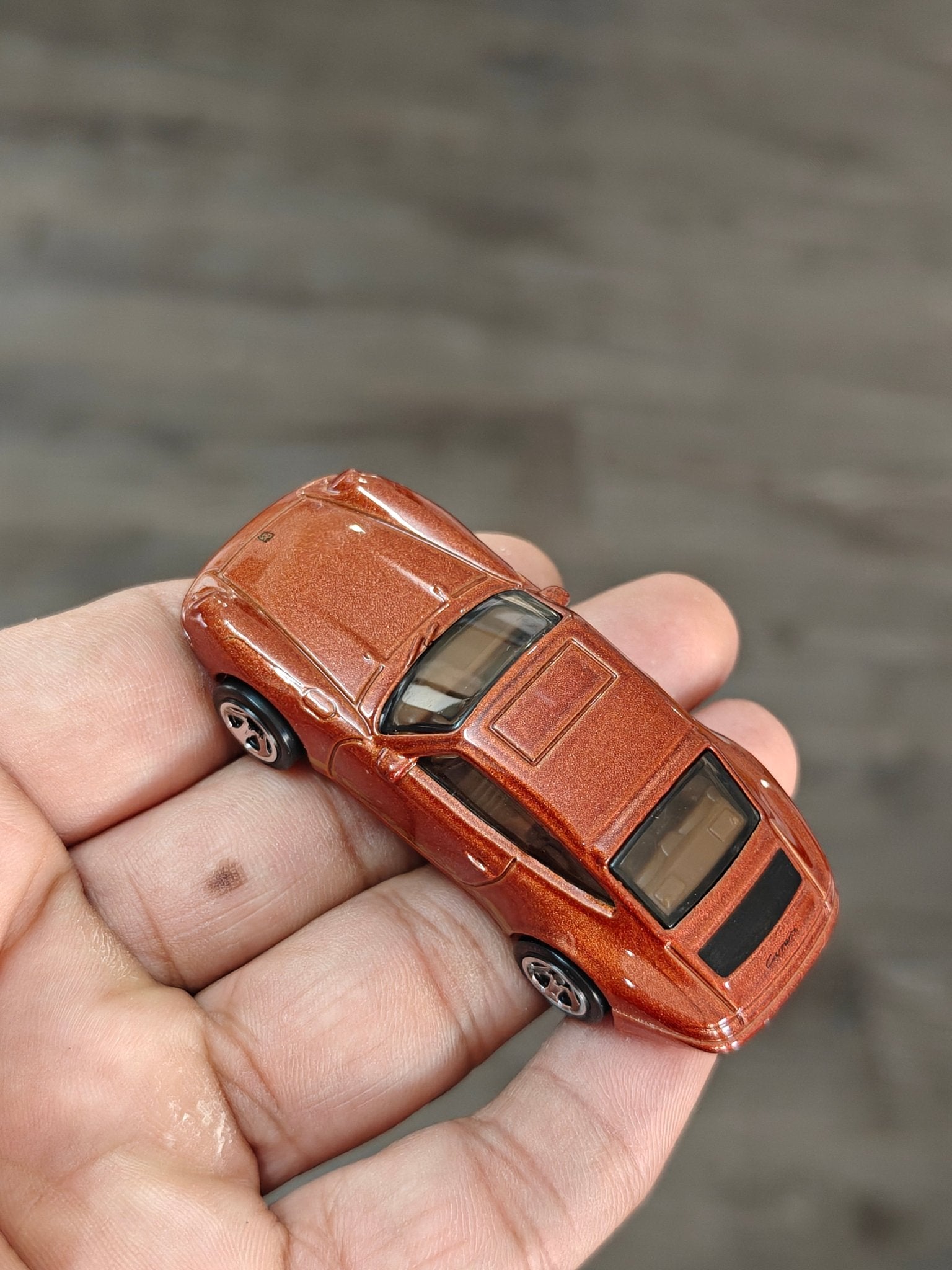 Hot Wheels 1996 Porsche Carrera - Brown (Uncarded - New) - Kinder Logs