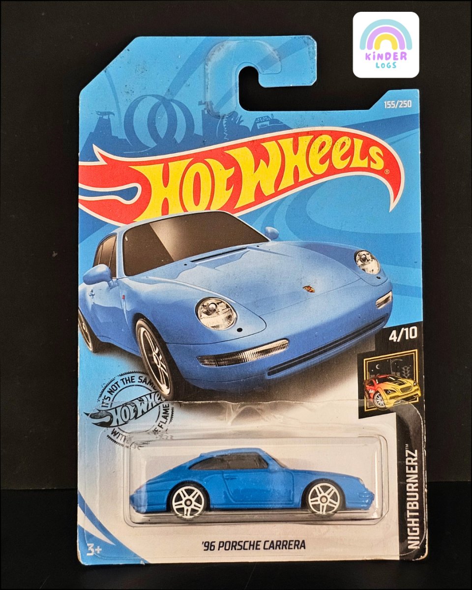 Hot Wheels 1996 Porsche Carrera - Nightburnerz - Kinder Logs