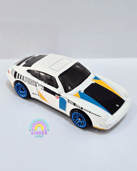 Hot Wheels 1996 Porsche Carrera - White (Uncarded) - Kinder Logs