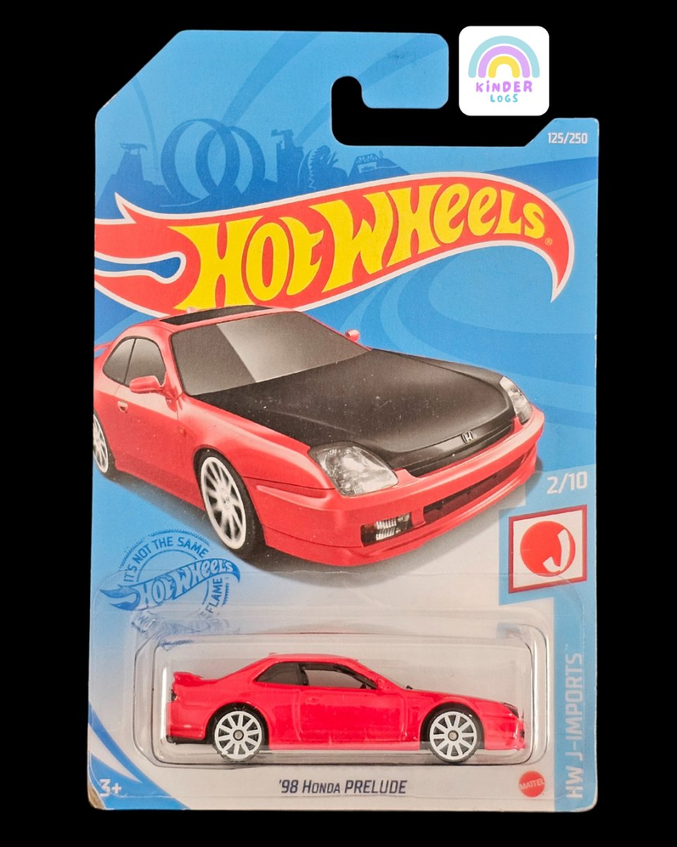 Hot Wheels 1998 Honda Prelude - Red Color - Kinder Logs