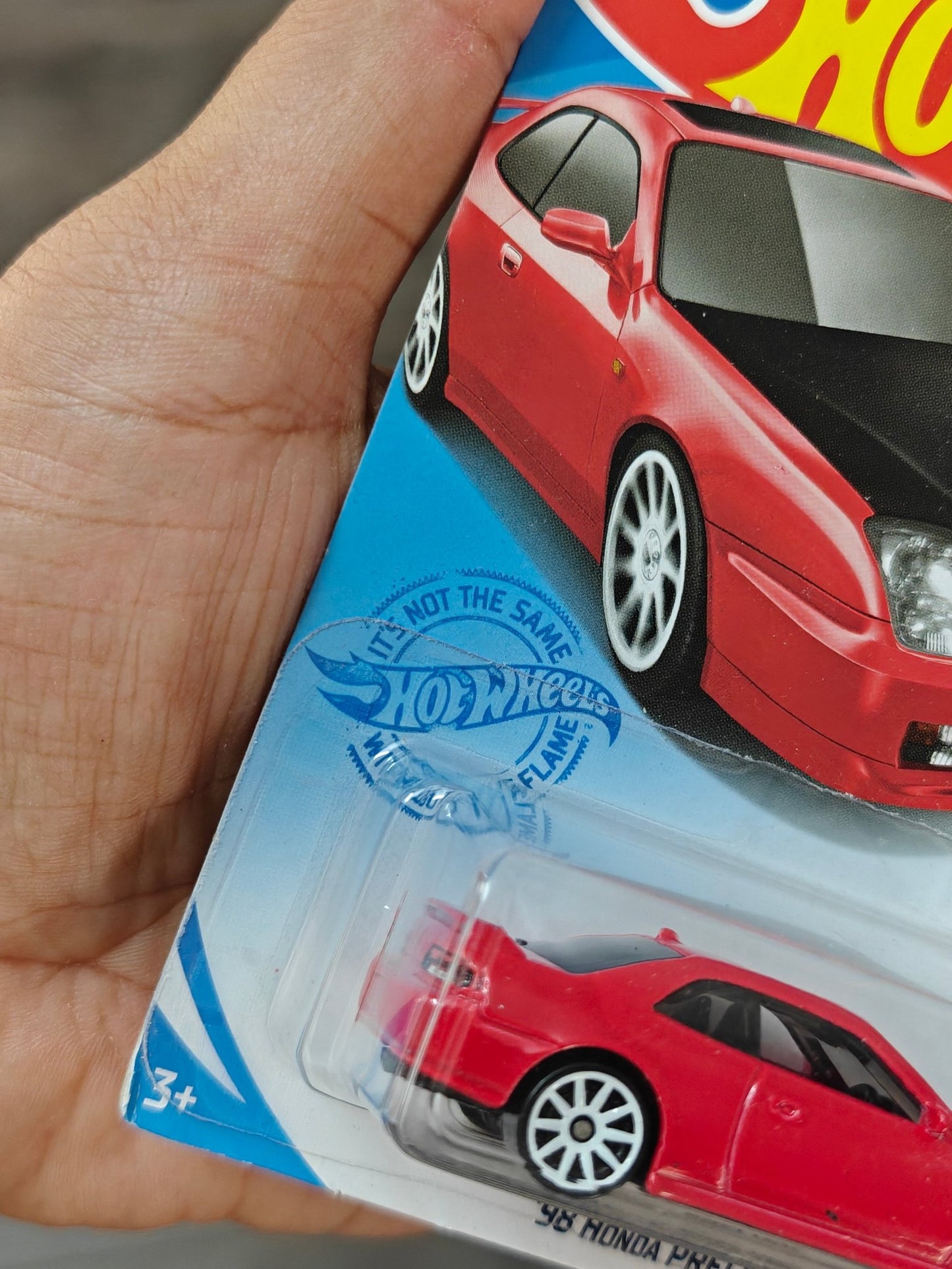 Hot Wheels 1998 Honda Prelude - Red (Imported) - Kinder Logs