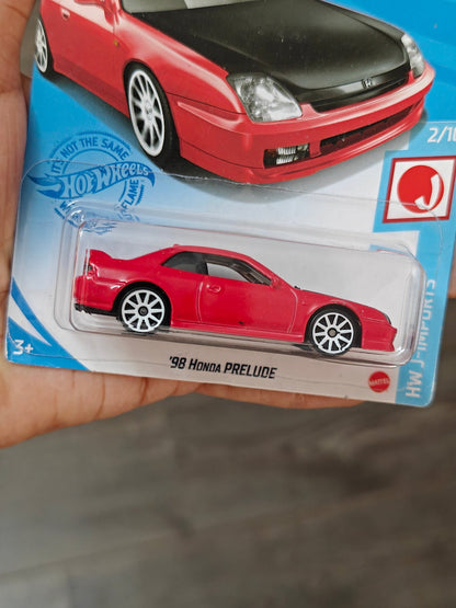 Hot Wheels 1998 Honda Prelude - Red (Imported) - Kinder Logs