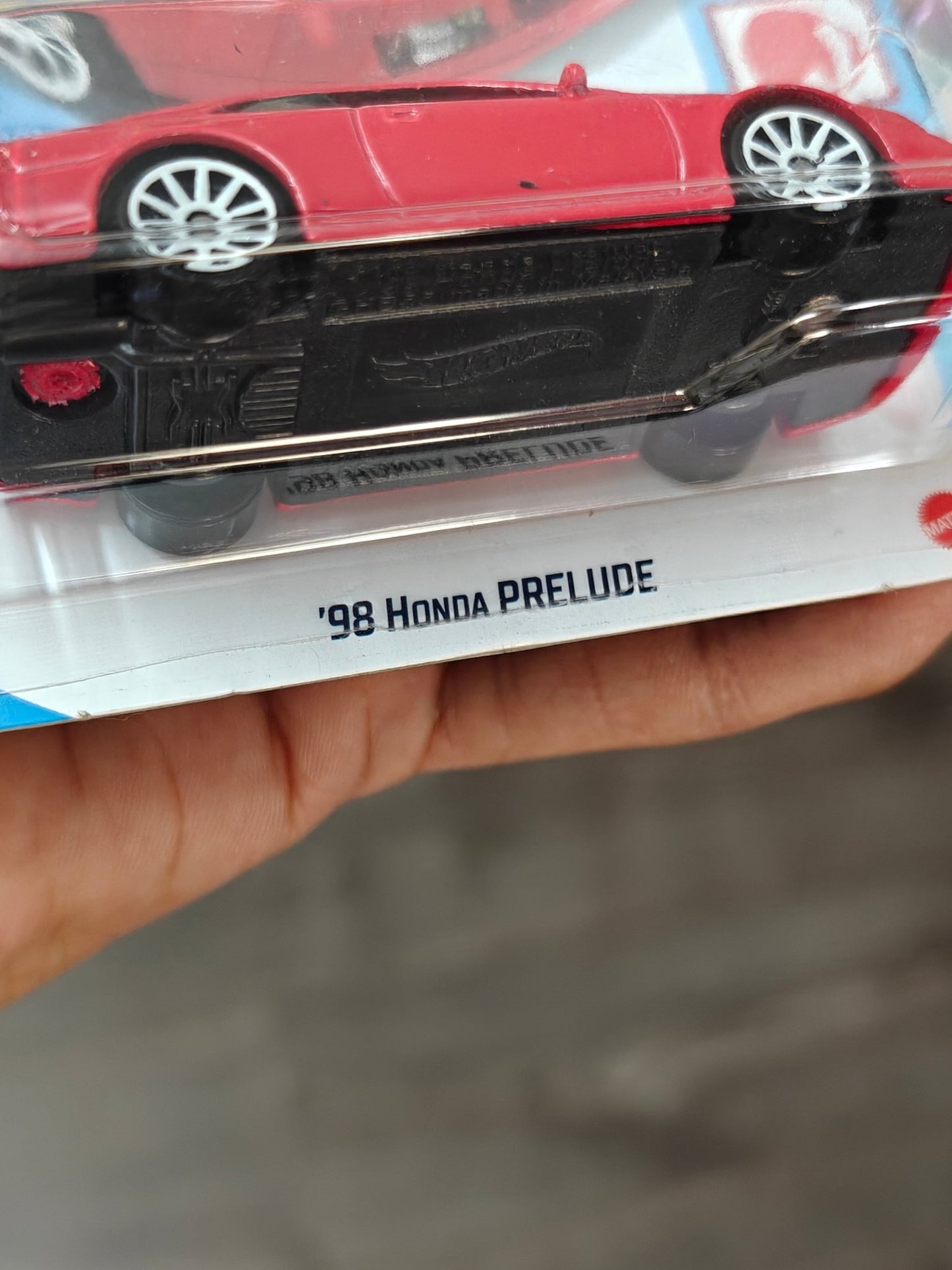 Hot Wheels 1998 Honda Prelude - Red (Imported) - Kinder Logs