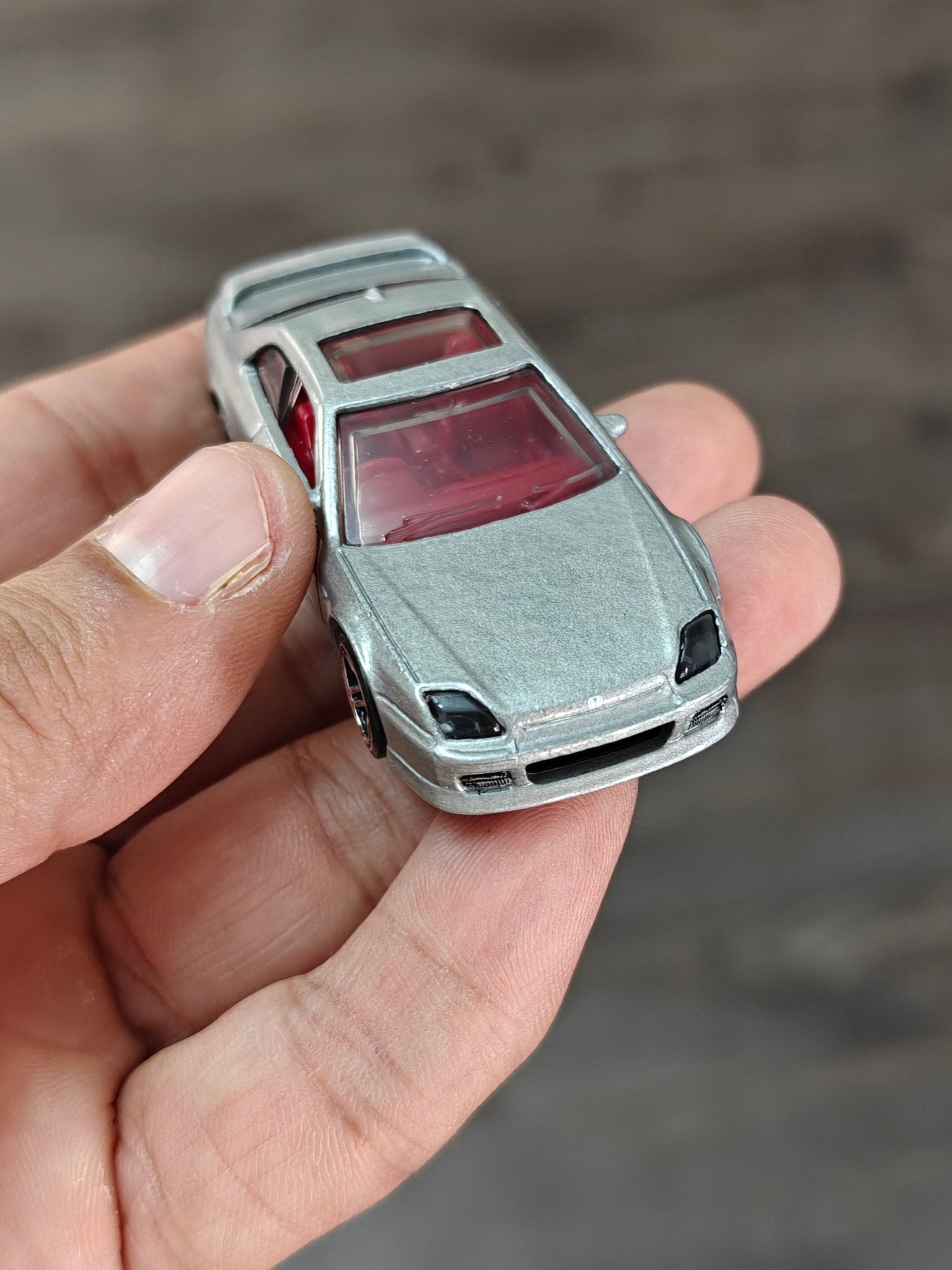 Hot Wheels 1998 Honda Prelude - Silver (Uncarded - New) - Kinder Logs