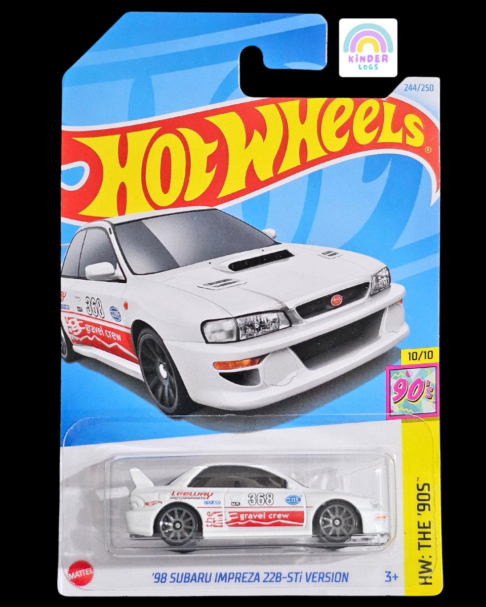 Hot Wheels 1998 Subaru Impreza 22B STi (Q Case) - Kinder Logs