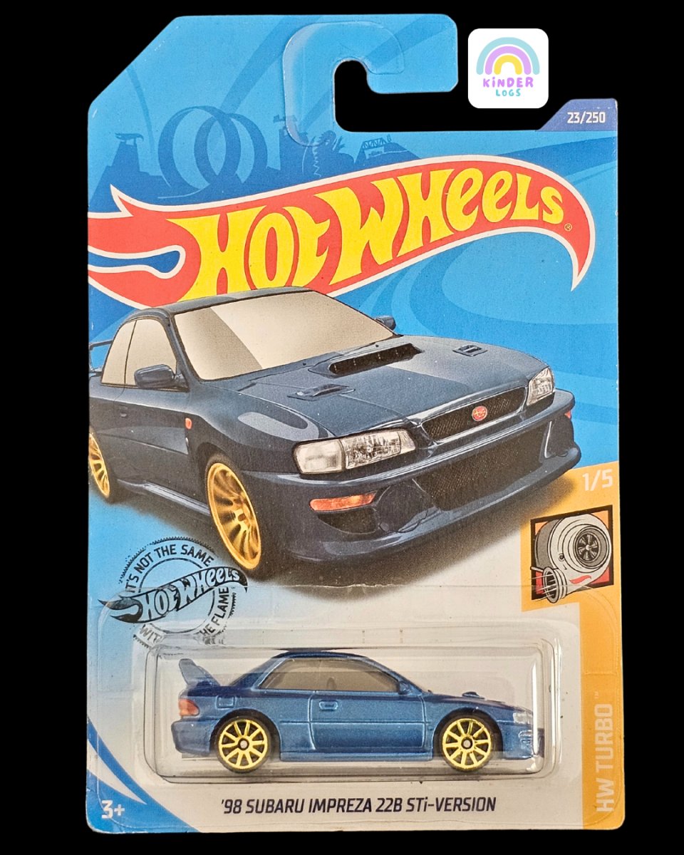Hot Wheels 1998 Subaru Impreza 22B STi Version - Kinder Logs