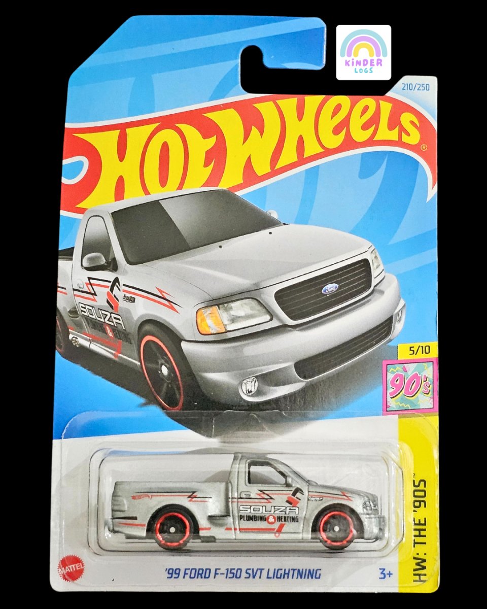 Hot Wheels 1999 Ford F - 150 SVT Lightning (M Case) - Kinder Logs