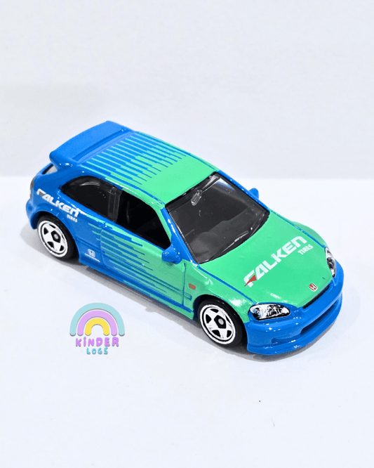 Hot Wheels 1999 Honda Civic Type R Falken Edition (Uncarded) - Kinder Logs