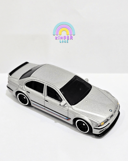 Hot Wheels 2001 BMW M5 - Silver (Uncarded) - Kinder Logs