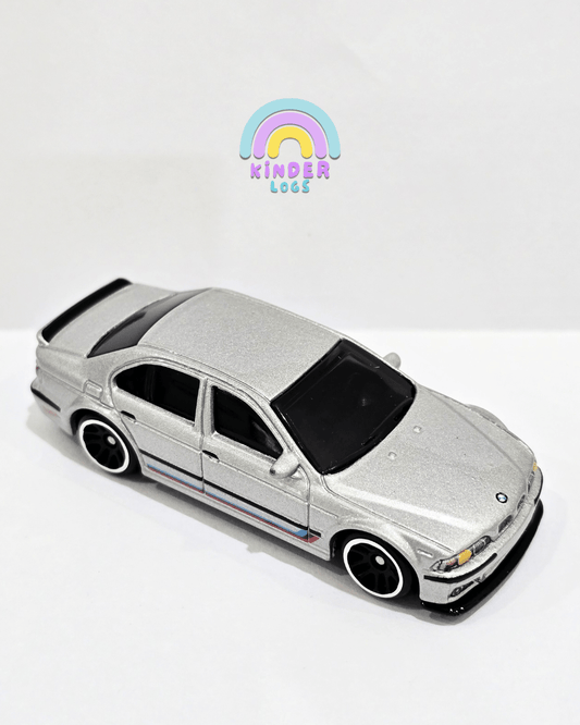 Hot Wheels 2001 BMW M5 - Silver (Uncarded) - Kinder Logs