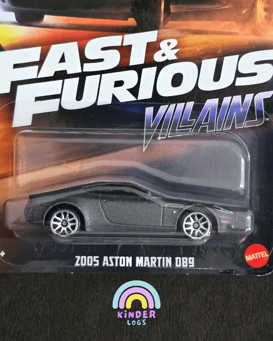 Hot Wheels 2005 Aston Martin DB9 - Fast & Furious Villains - Kinder Logs