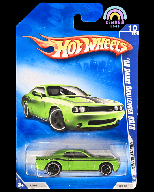 Hot Wheels 2008 Dodge Challenger SRT8 (2009 Imported Card) - Kinder Logs