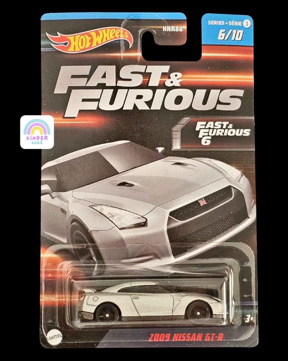 Hot Wheels 2009 Nissan GT - R (Fast & Furious 6) - Kinder Logs