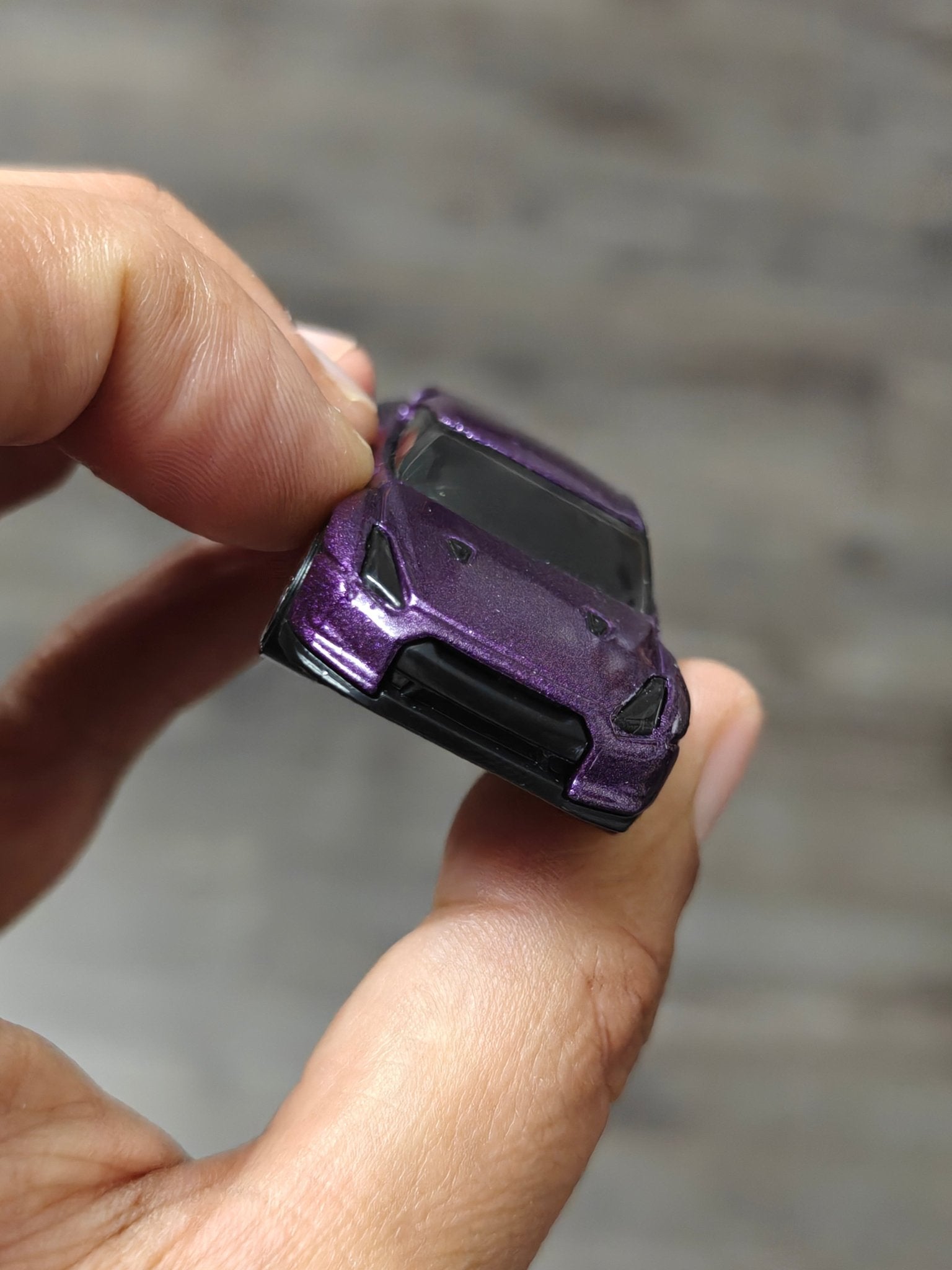 Hot Wheels 2009 Nissan GT-R - Purple (Uncarded - New) - Kinder Logs