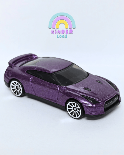 Hot Wheels 2009 Nissan GT-R - Purple (Uncarded - New) - Kinder Logs