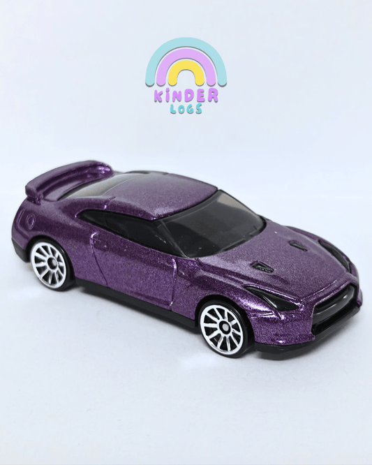 Hot Wheels 2009 Nissan GT-R - Purple (Uncarded - New) - Kinder Logs
