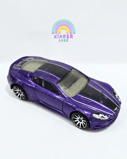 Hot Wheels 2010 Aston Martin DBS (R6459) - Purple (Used Car) - Kinder Logs