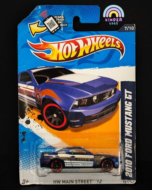 Hot Wheels 2010 Ford Mustang GT - Kinder Logs