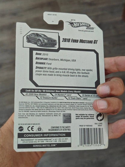 Hot Wheels 2010 Ford Mustang GT - Red (Imported) - Kinder Logs