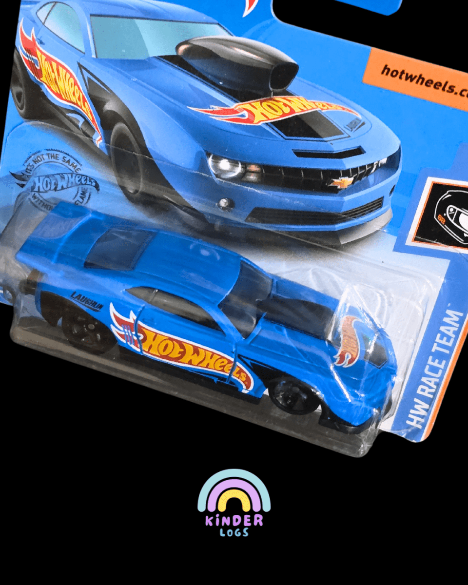 Hot Wheels 2010 Pro Stock Camaro - Short Card (Imported) - Kinder Logs