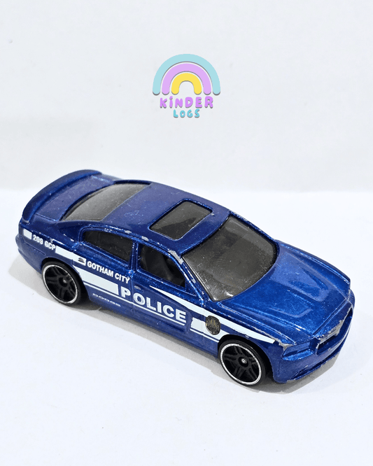 Hot Wheels 2011 Dodge Charger - Blue (Used Car) - Kinder Logs