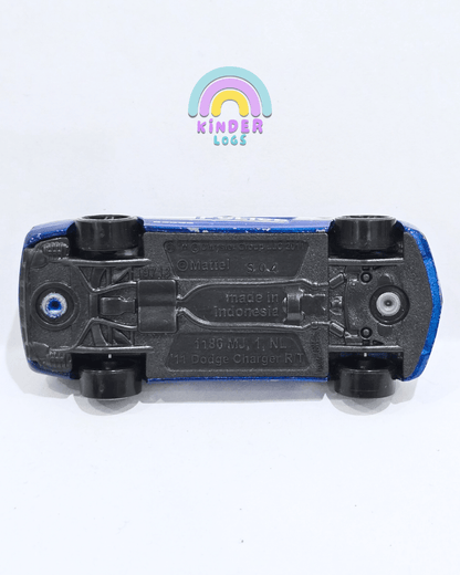 Hot Wheels 2011 Dodge Charger - Blue (Used Car) - Kinder Logs