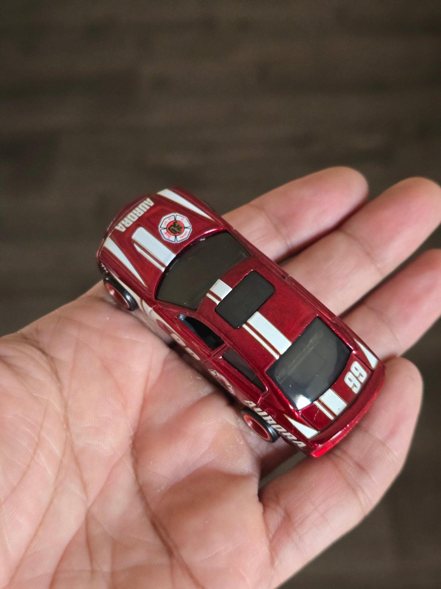 Hot Wheels 2011 Dodge Charger R/T Super Treasure Hunt (Uncarded - New) - Kinder Logs