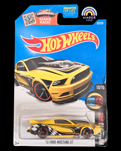 Hot Wheels 2013 Ford Mustang GT - HW Mild to Wild - Kinder Logs