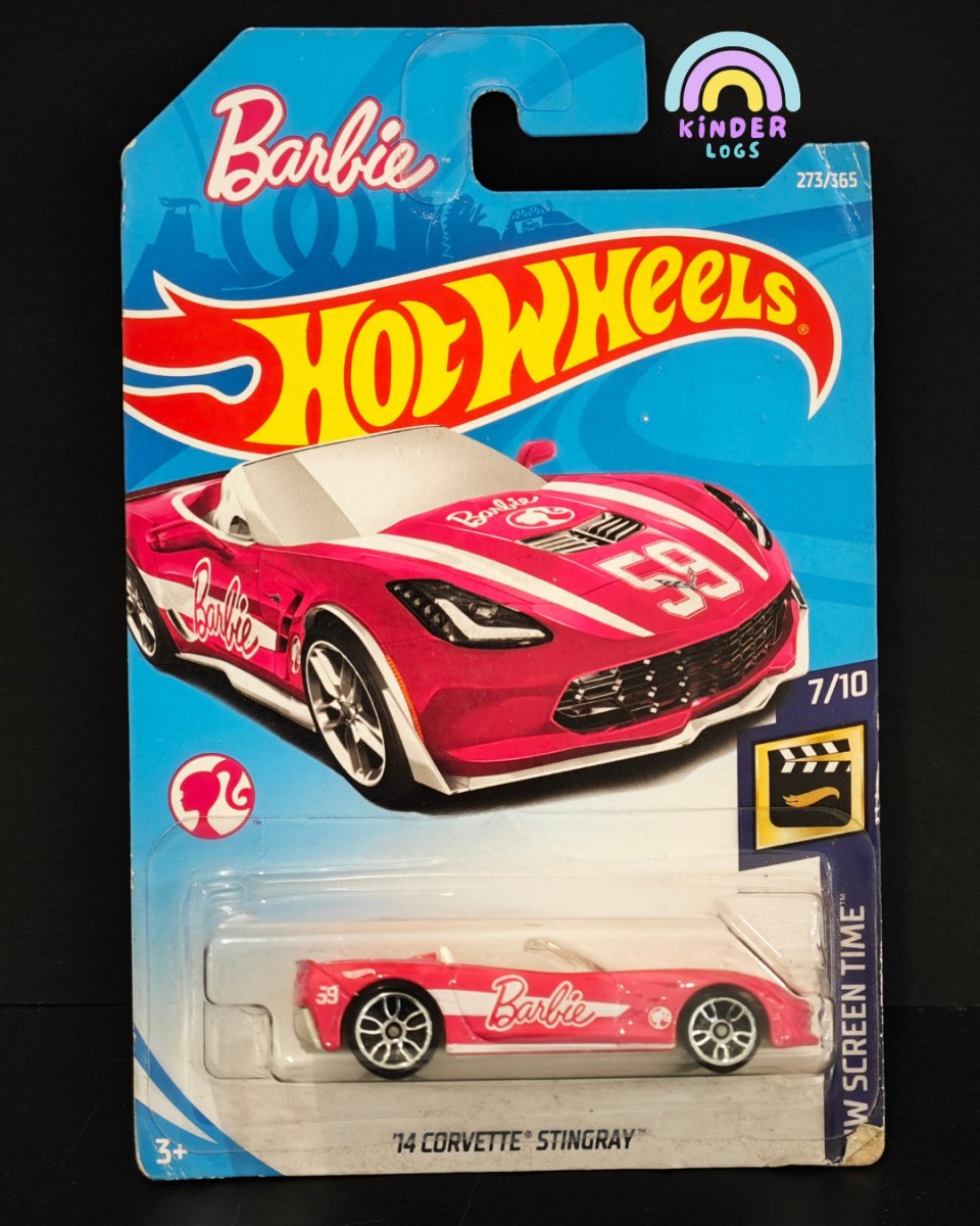 Hot Wheels 2014 Chevrolet Corvette Stingray (Barbie Car) - Kinder Logs