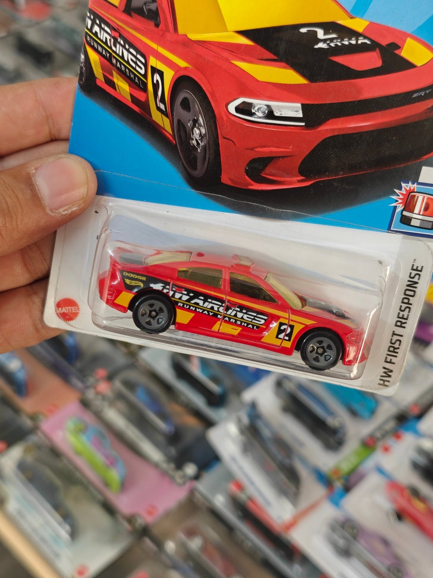 Hot Wheels 2015 Dodge Charger SRT (Imported) - Kinder Logs