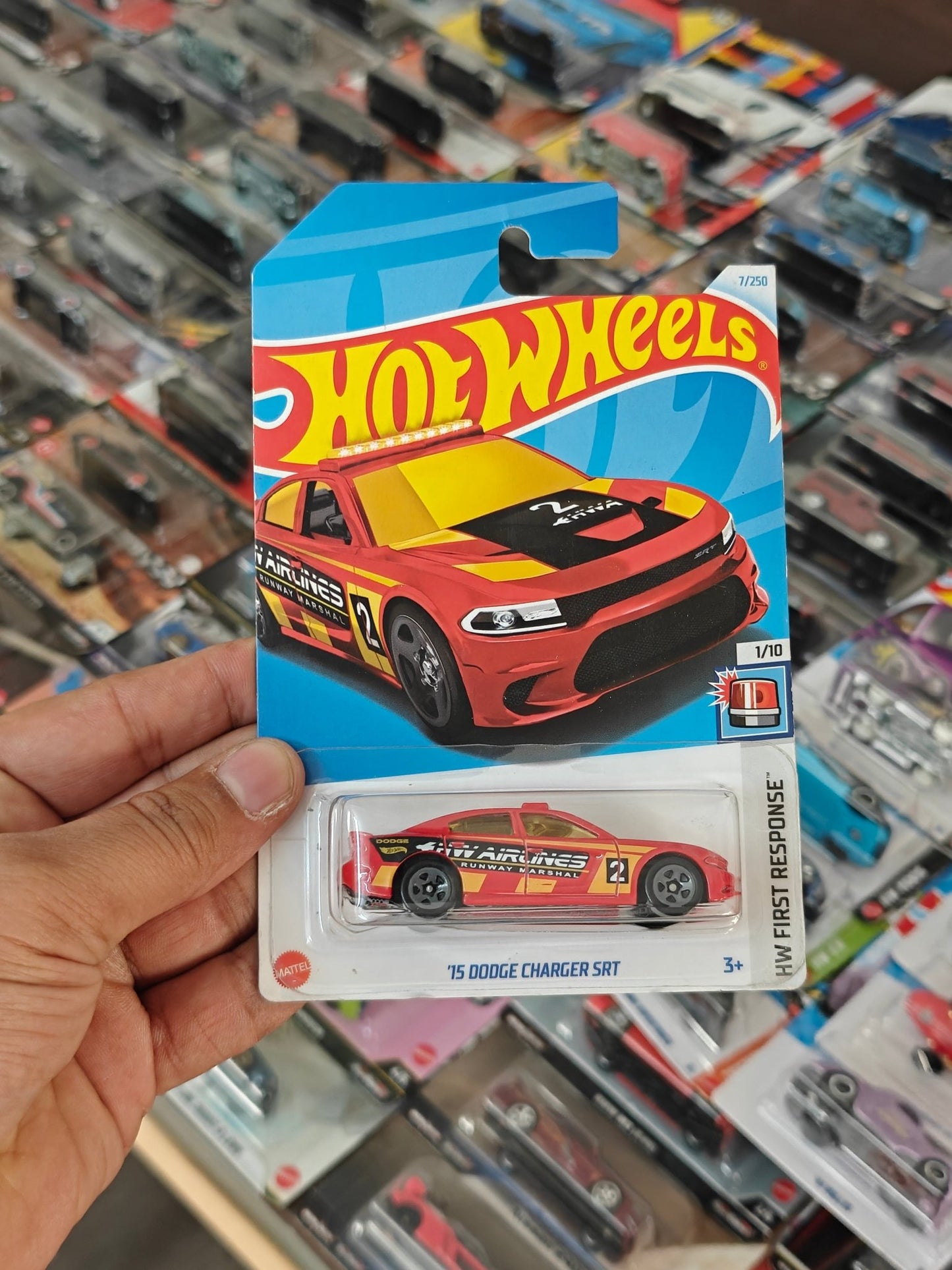 Hot Wheels 2015 Dodge Charger SRT (Imported) - Kinder Logs
