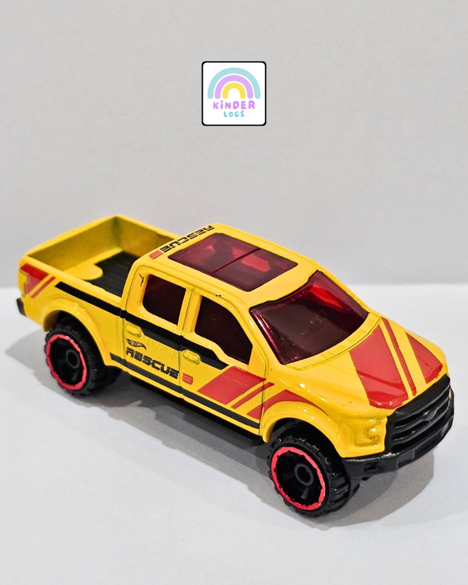 Hot Wheels 2015 Ford F - 150 Rescue Vehicle (Uncarded) - Kinder Logs