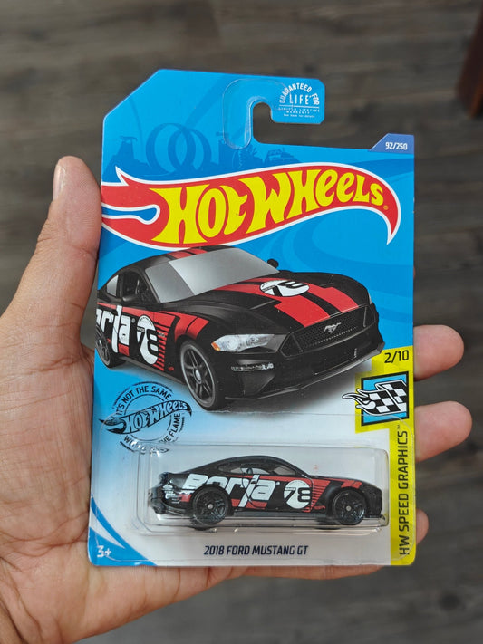 Hot Wheels 2015 Ford Mustang GT Borla - Black (Imported) - Kinder Logs