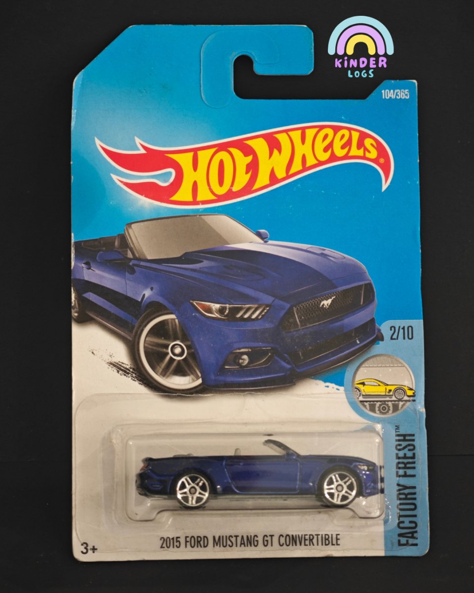 Hot Wheels 2015 Ford Mustang Gt Convertible - Buy In India At Kinder Logs