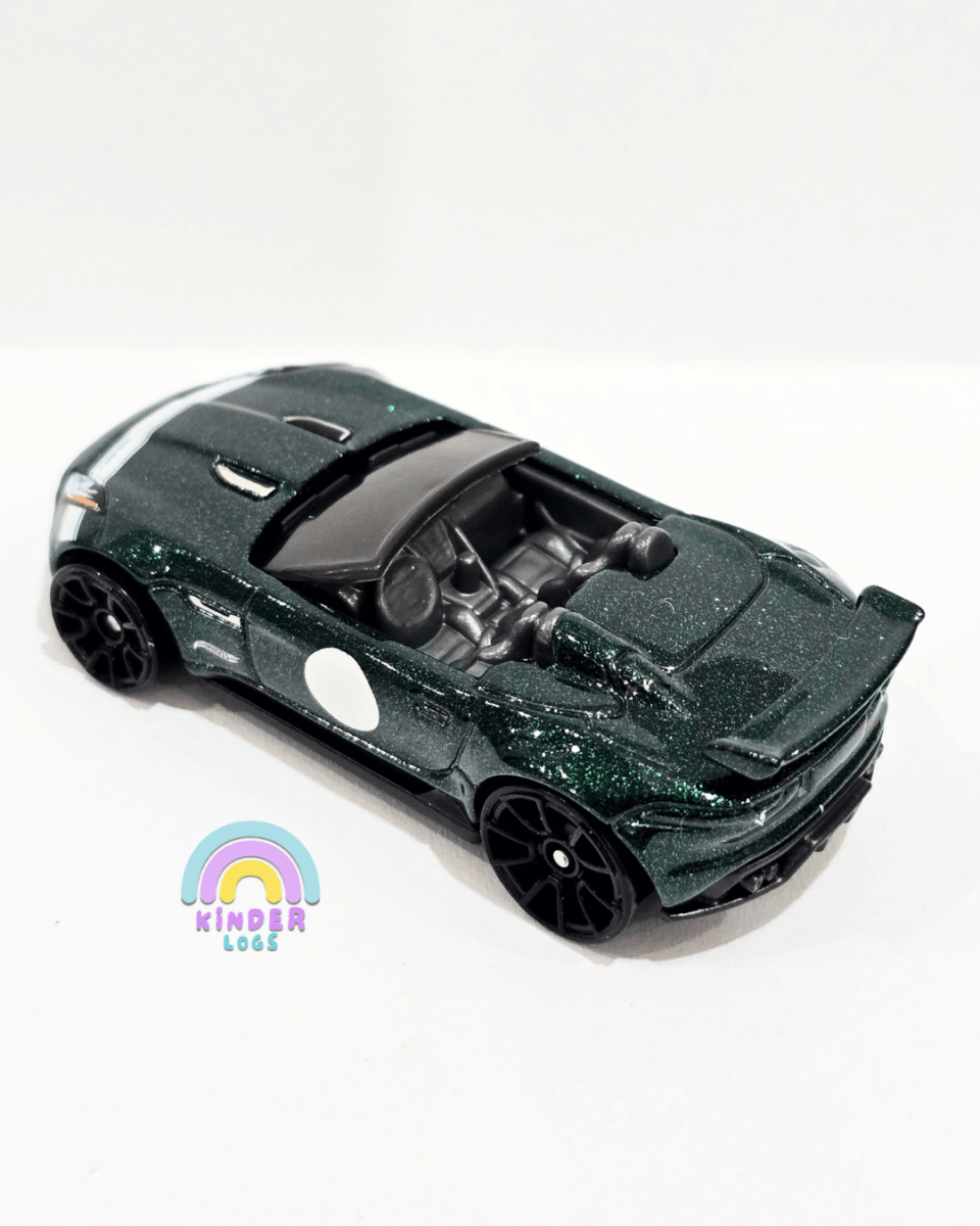 Hot Wheels 2015 Jaguar F - Type Project 7 - Bottle Green (Uncarded) - Kinder Logs