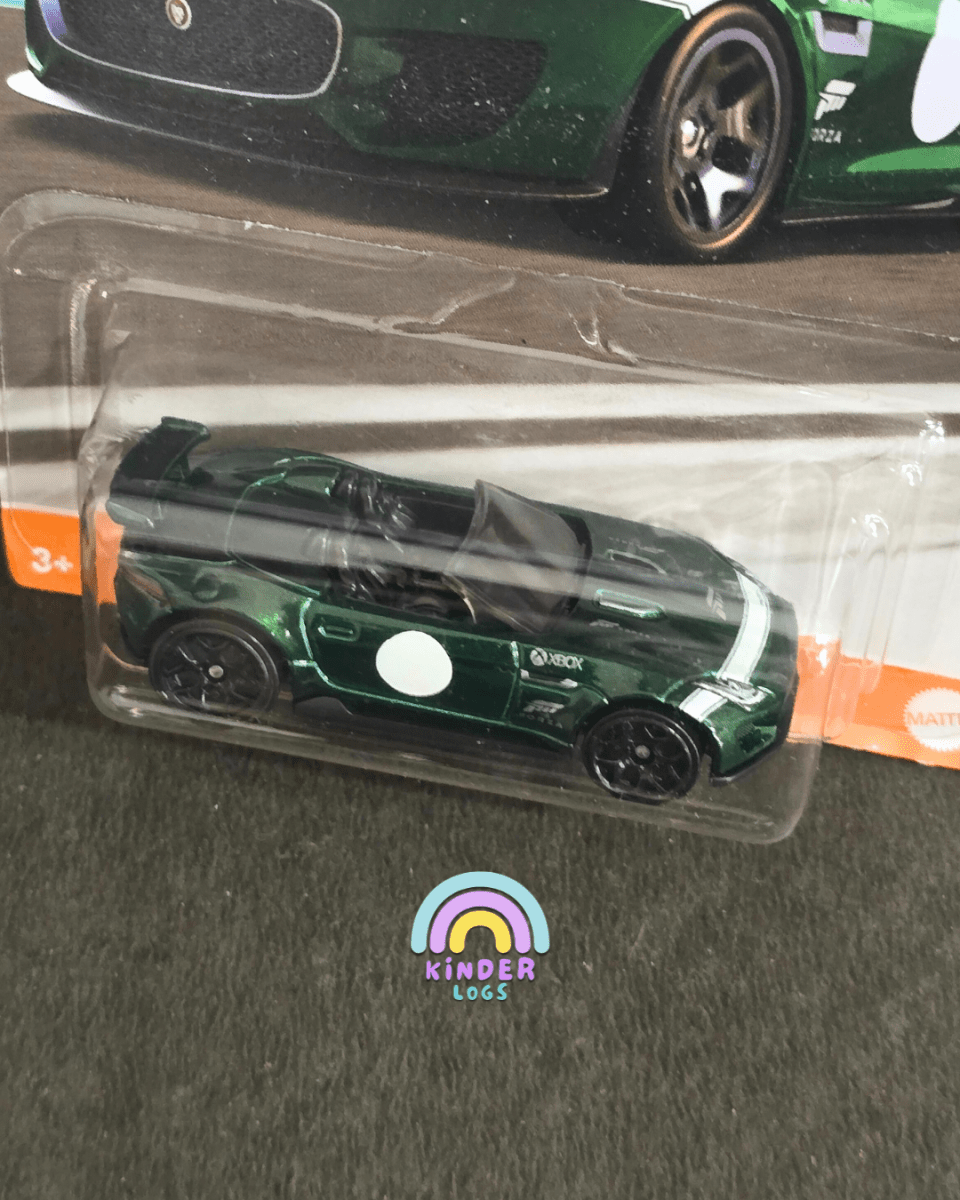 Hot Wheels 2015 Jaguar F - Type Project 7 - Forza (Imported) - Kinder Logs
