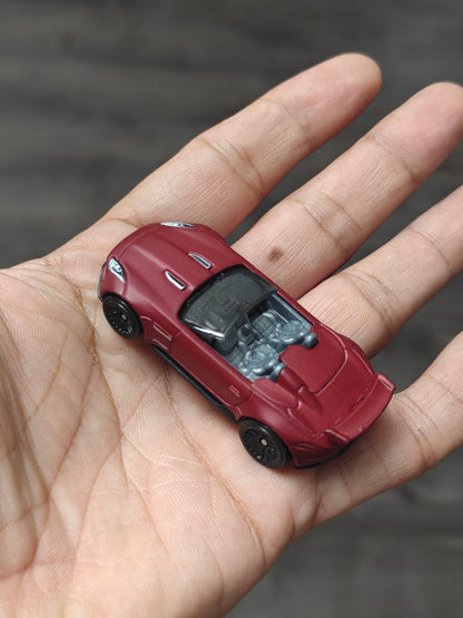 Hot Wheels 2015 Jaguar F-Type Project 7 - Matte Red (Uncarded - New) - Kinder Logs