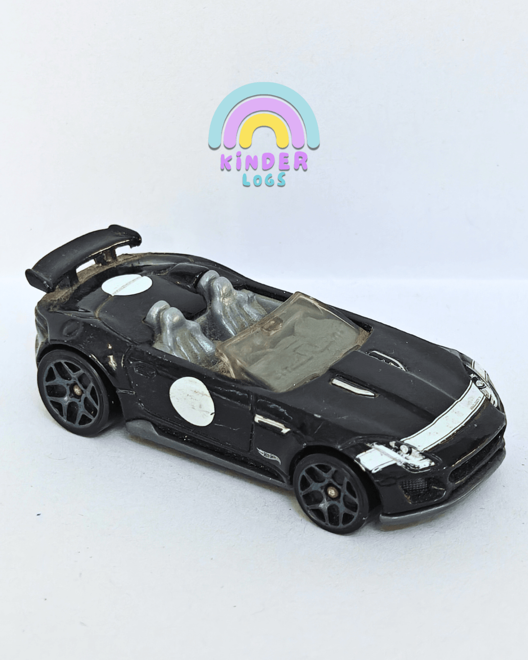 Hot Wheels 2015 Jaguar F - Type Project 7 (Pre - Owned Car) - Kinder Logs