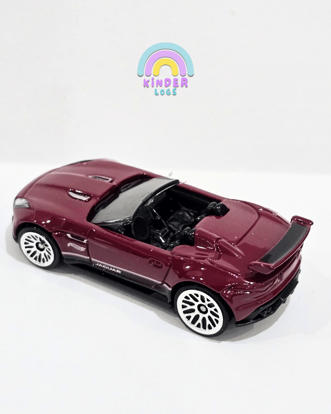 Hot Wheels 2015 Jaguar F - Type Project 7 - Wine (Uncarded) - Kinder Logs