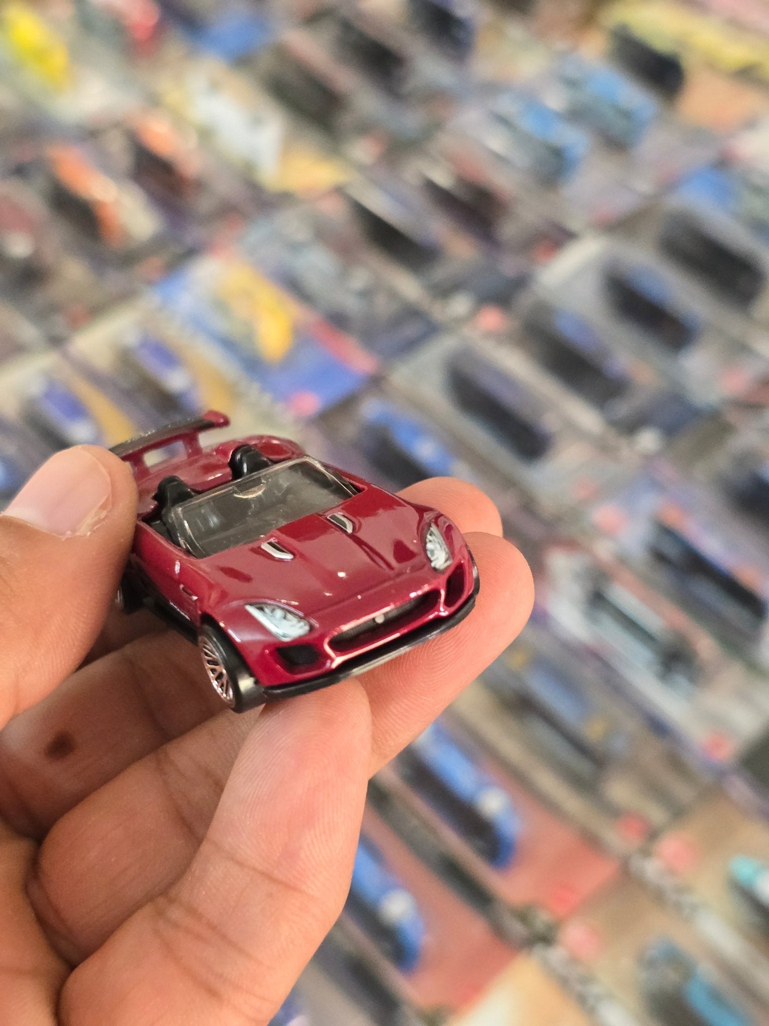 Hot Wheels 2015 Jaguar F - Type Project 7 - Wine (Uncarded) - Kinder Logs