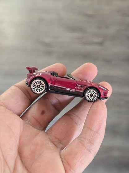 Hot Wheels 2015 Jaguar F - Type Project 7 - Wine (Uncarded - New) - Kinder Logs