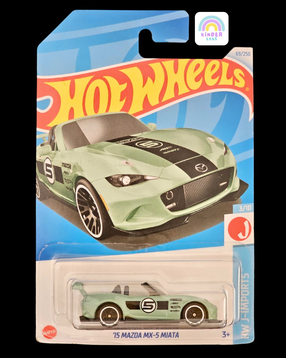 Hot Wheels 2015 Mazda MX - 5 Miata - Kinder Logs