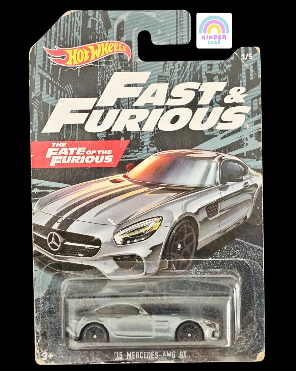 Hot Wheels 2015 Mercedes - AMG GT (Creased Card) - Kinder Logs