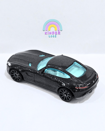 Hot Wheels 2015 Mercedes AMG GT - Metallic Black (Uncarded) - Kinder Logs